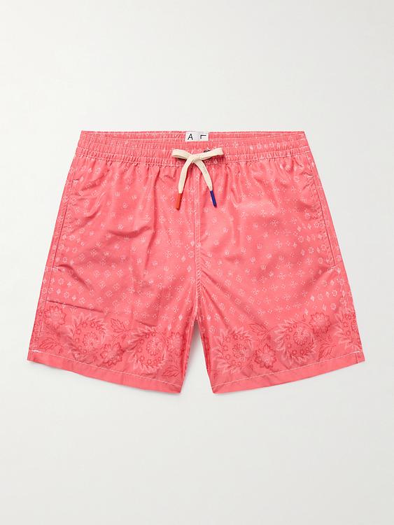 Red swim shorts from Altea