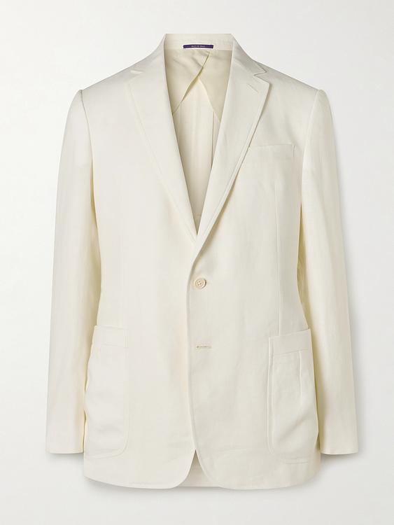 White suit jacket from Ralph Lauren Purple Label