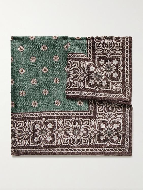 Multicolor pocket square from Favourbrook