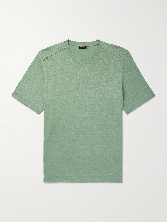 Green t-shirt from Zegna