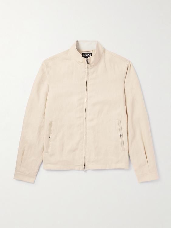 Beige casual jacket from Zegna