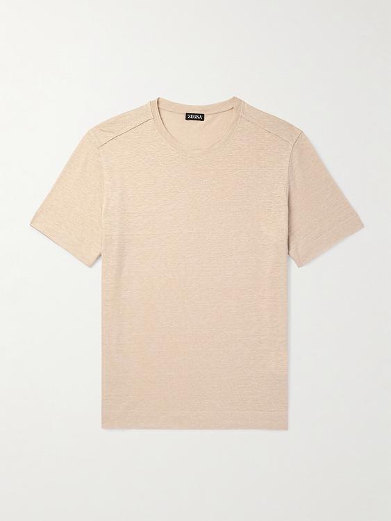 Beige t-shirt from Zegna