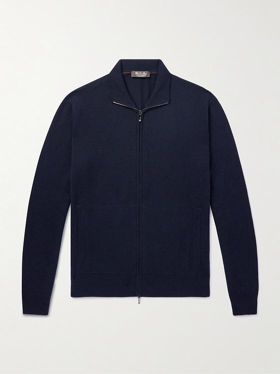 Dark blue half-zip from Loro Piana