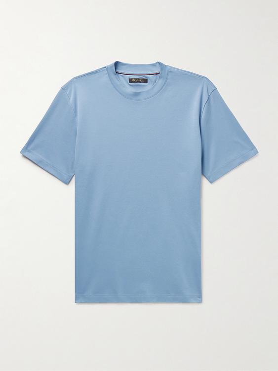 Blue t-shirt from Loro Piana