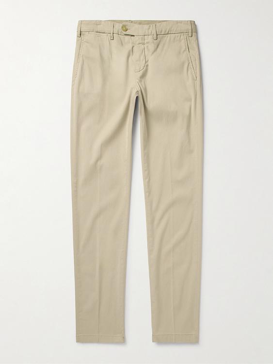 Beige chinos from Canali