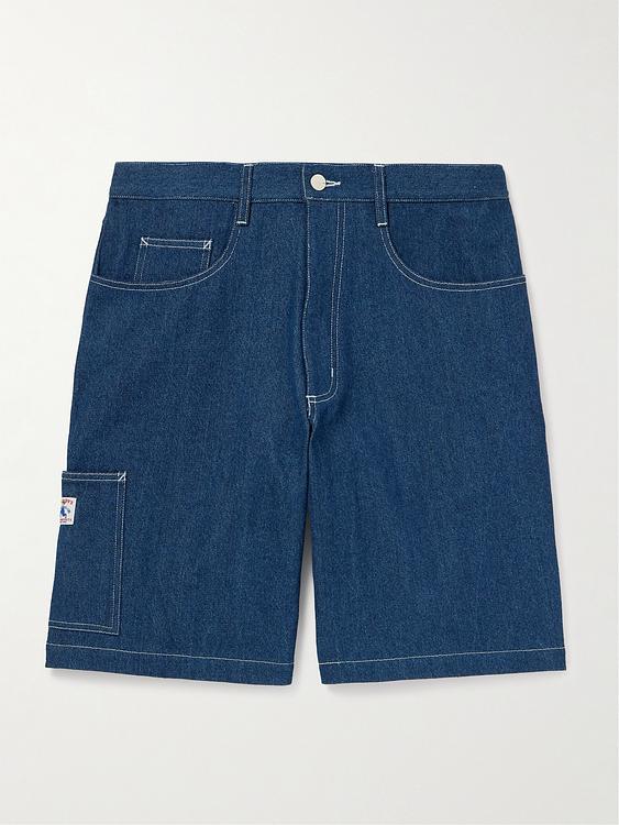 Dark blue denim shorts from Randy's Garments