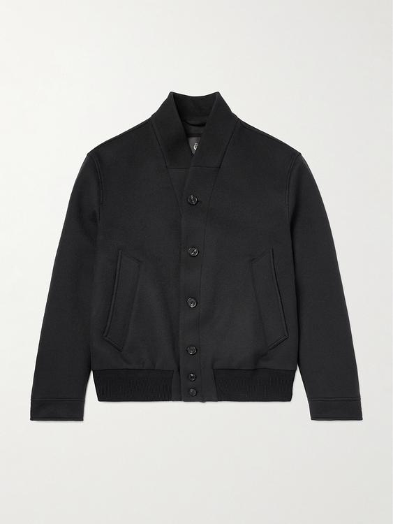 Black cardigan from Loro Piana
