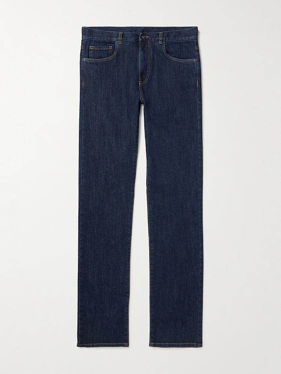 Dark blue jeans from Canali