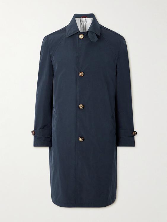 Black coat from Brunello Cucinelli