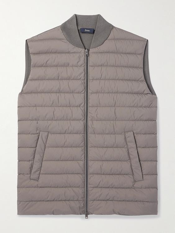 Grey vest from Herno