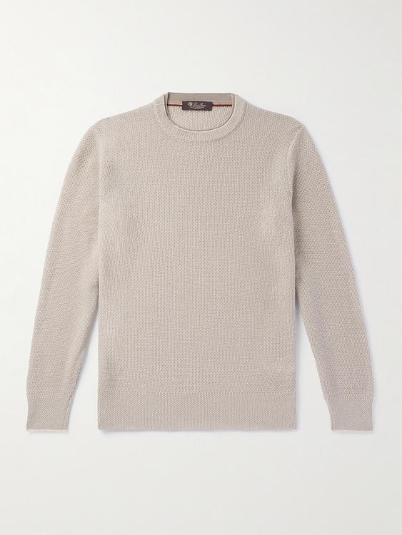 Beige sweatshirt from Loro Piana