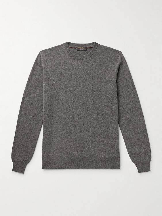 Dark grey sweatshirt from Loro Piana