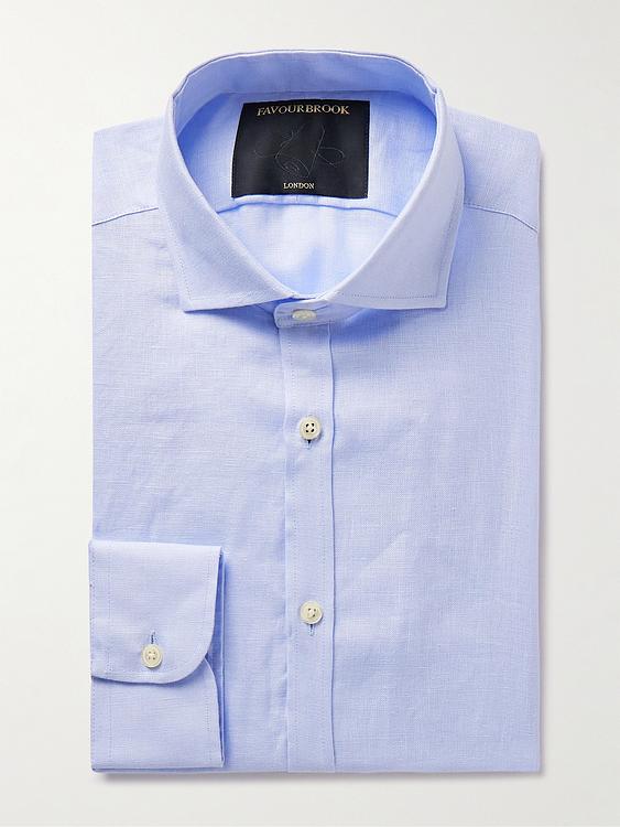 Light blue business shirt from Favourbrook