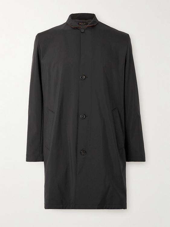 Black coat from Loro Piana