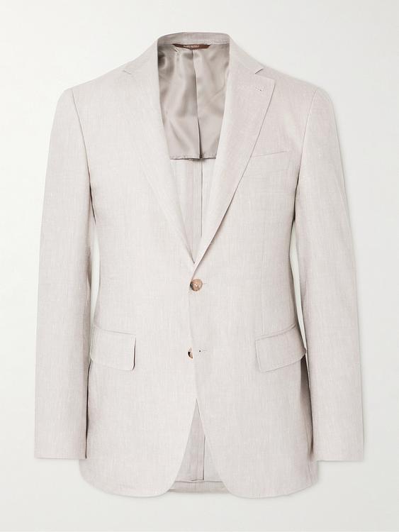 White suit jacket from Canali