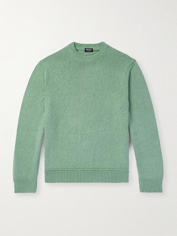 Teal sweatshirt from Zegna
