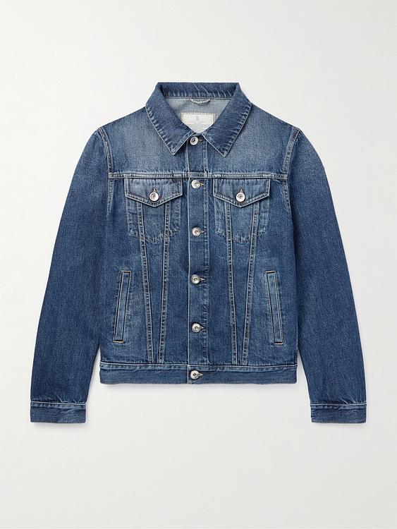 Dark blue denim jacket from Brunello Cucinelli