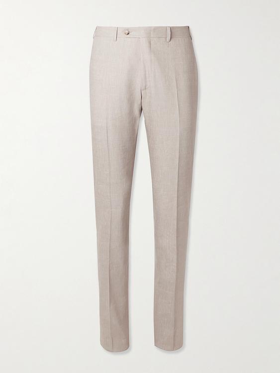 Beige suit trousers from Canali