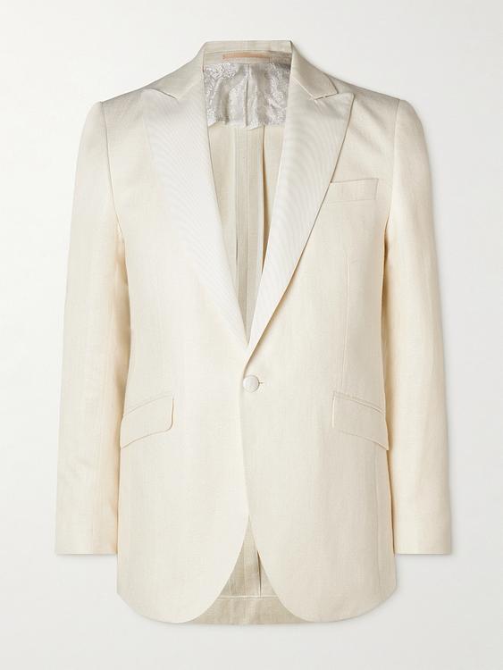 White tuxedo jacket from Favourbrook