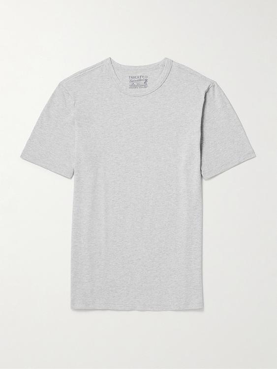 Grey t-shirt from Faherty