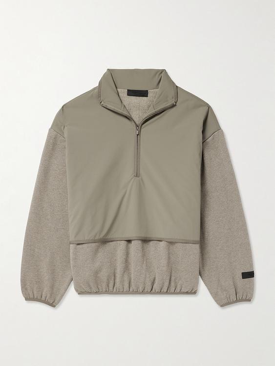 Grey half-zip from Fear Of God Essentials