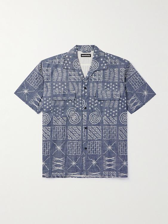 Blue short sleeve shirt from Monitaly