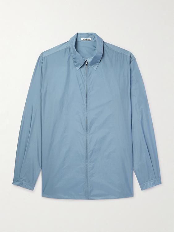 Blue casual jacket from Auralee