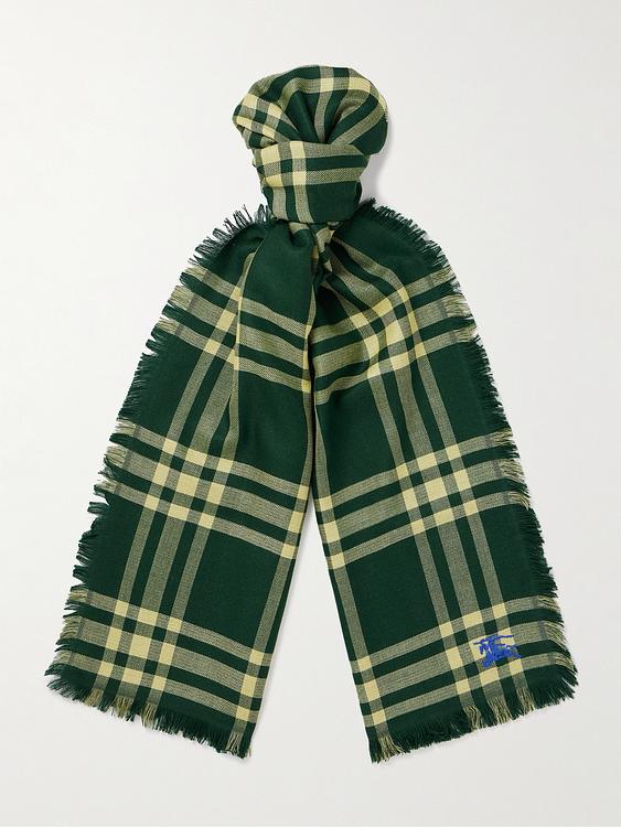 Dark green scarve from Burberry