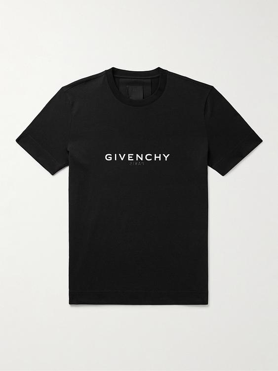 Print black t-shirt from Givenchy
