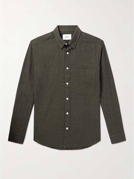 Dark grey casual shirt from NN07