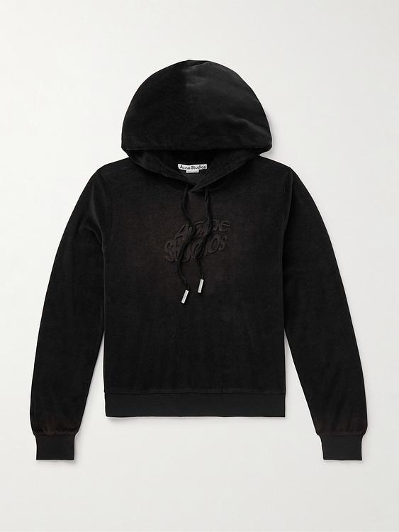 Black hooded sweatshirt from Acne Studios