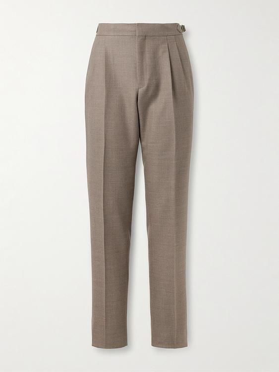 Grey suit trousers from Loro Piana