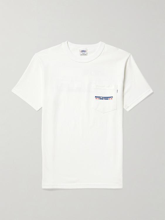 Print white t-shirt from Randy's Garments