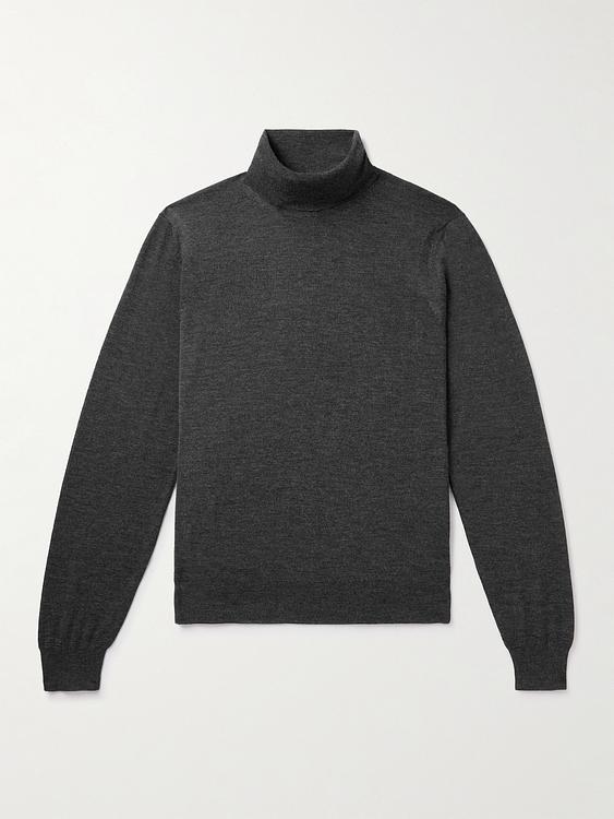 Dark grey turtleneck from Tom Ford