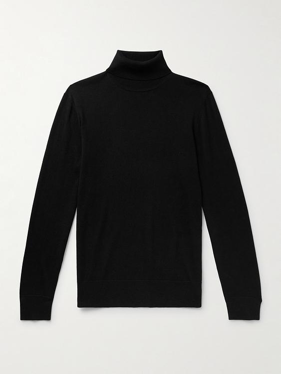 Black turtleneck from Gabriela Hearst