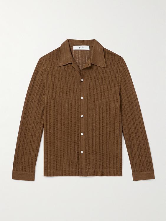 Brown casual shirt from Séfr