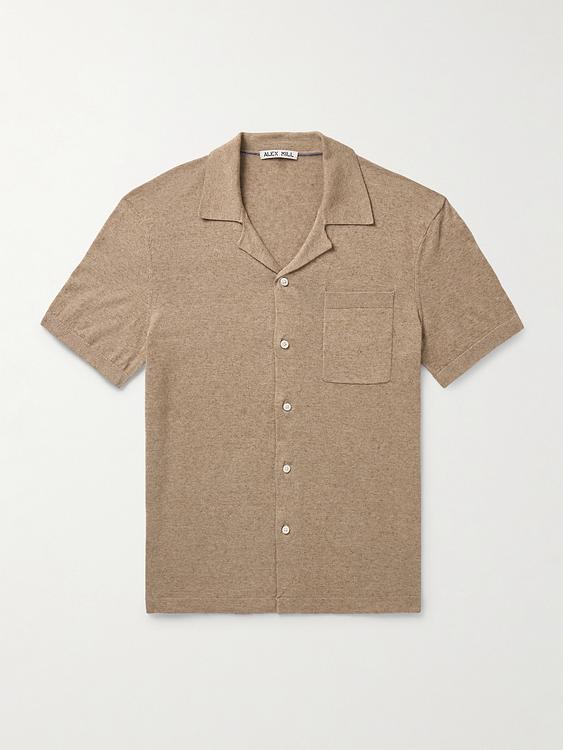 Grey short sleeve shirt from Alex Mill