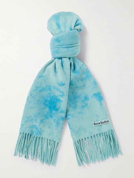 Light blue scarve from Acne Studios