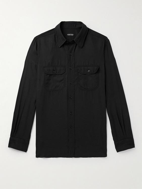 Black overshirt from Tom Ford