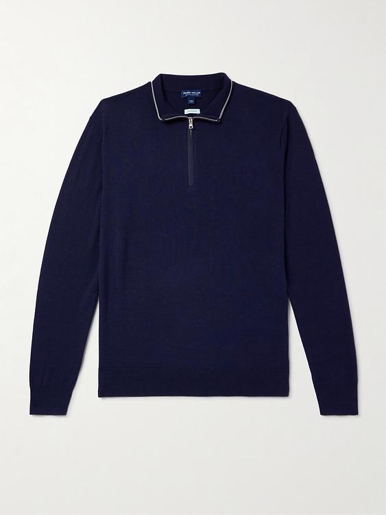 Dark blue half-zip from Peter Millar