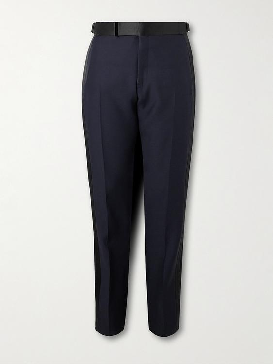 Black tuxedo trousers from Tom Ford
