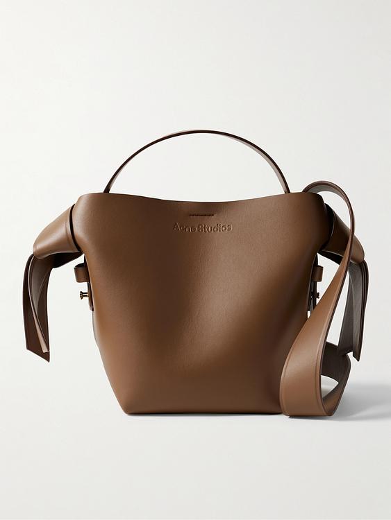 Brown shoulder bag from Acne Studios