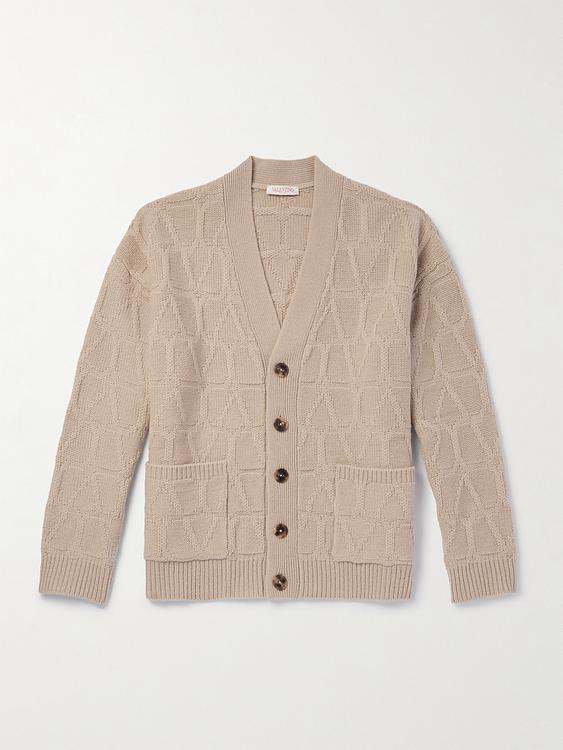 Beige cardigan from Valentino Garavani