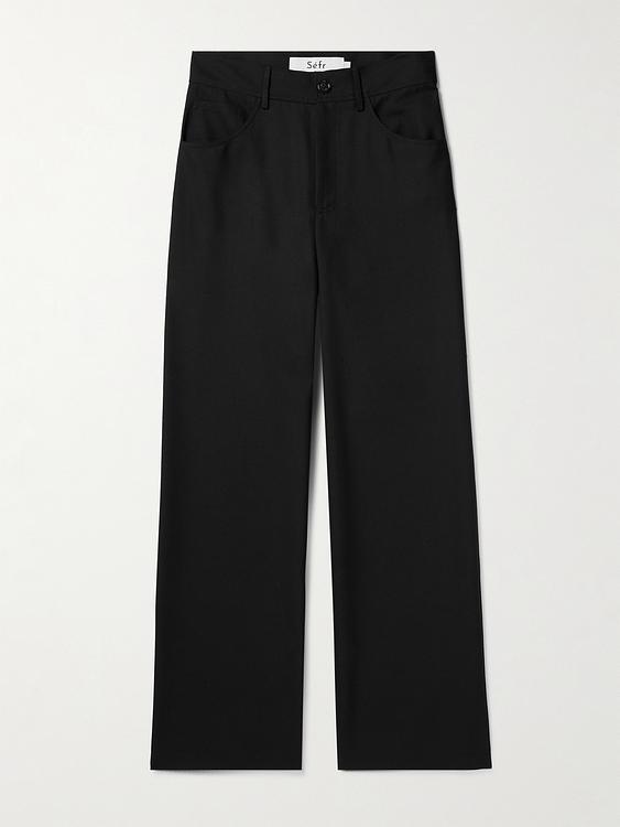 Black casual trousers from Séfr