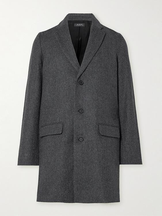 Dark grey coat from A.P.C