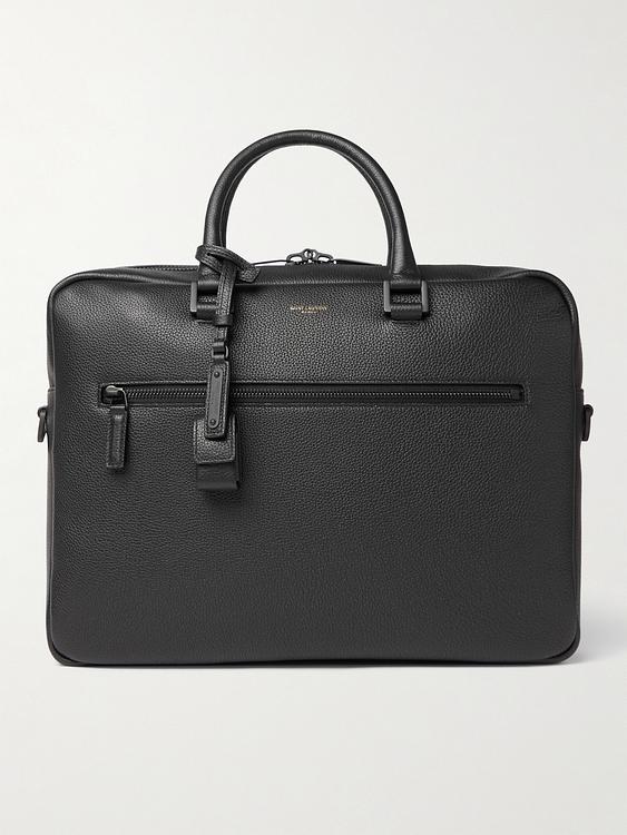 Dark grey briefcase from Saint Laurent