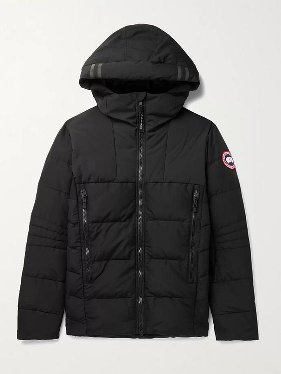 Black down jacket from Canada Goose