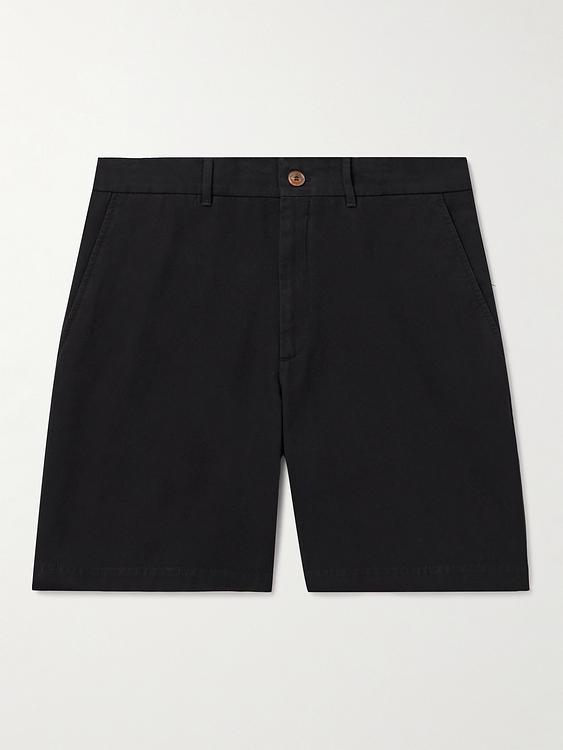 Black chino shorts from Brunello Cucinelli