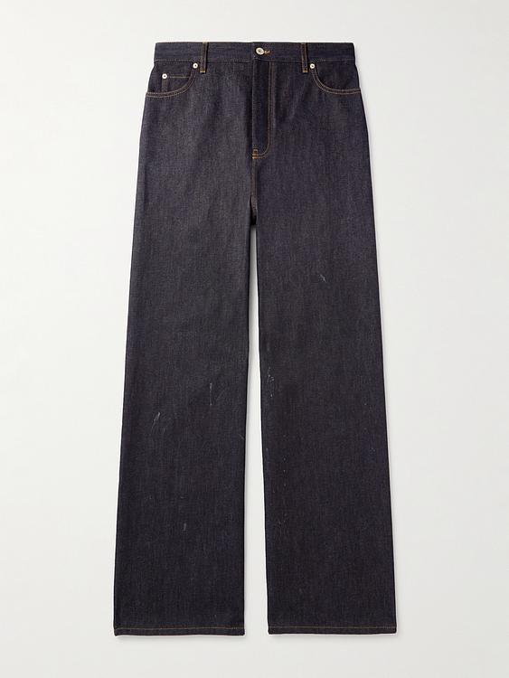 Black wide-leg jeans from Loewe