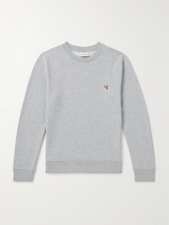 Grey sweatshirt from Maison Kitsuné